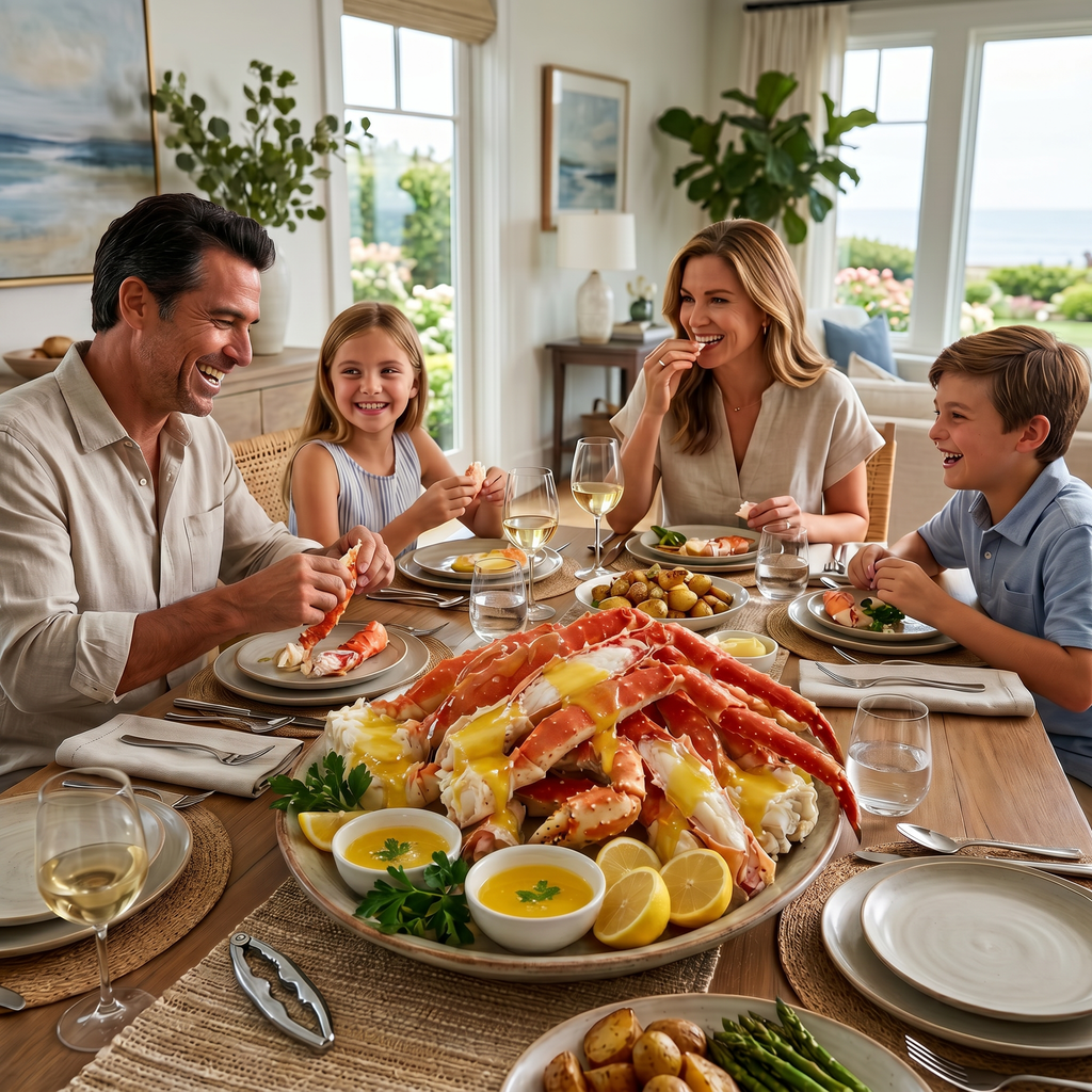🔥 Massive King Crab Legs – The Seafood Feast Everyone Is Talking About